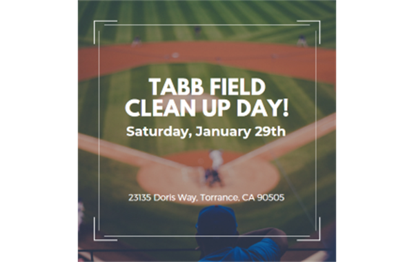 TABB Field Clean Up Day